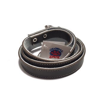 Lesa de piele 2/120 cm, Gri Lesa de piele 2/120 cm, Gri