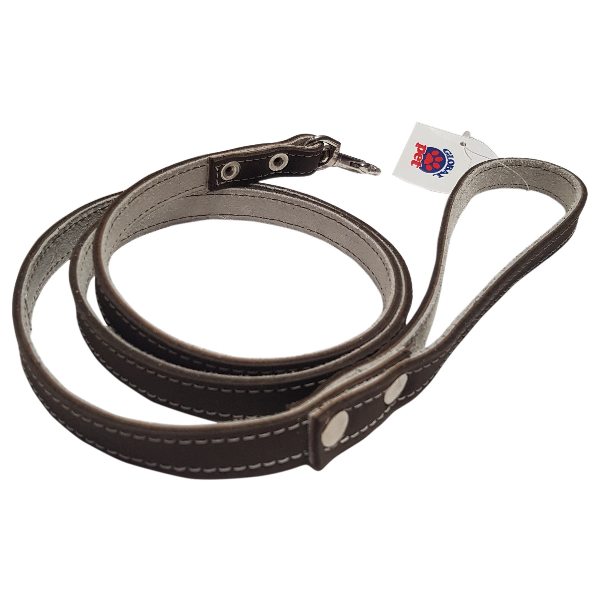 Lesa de piele 1.5/120 cm, Maro inchis