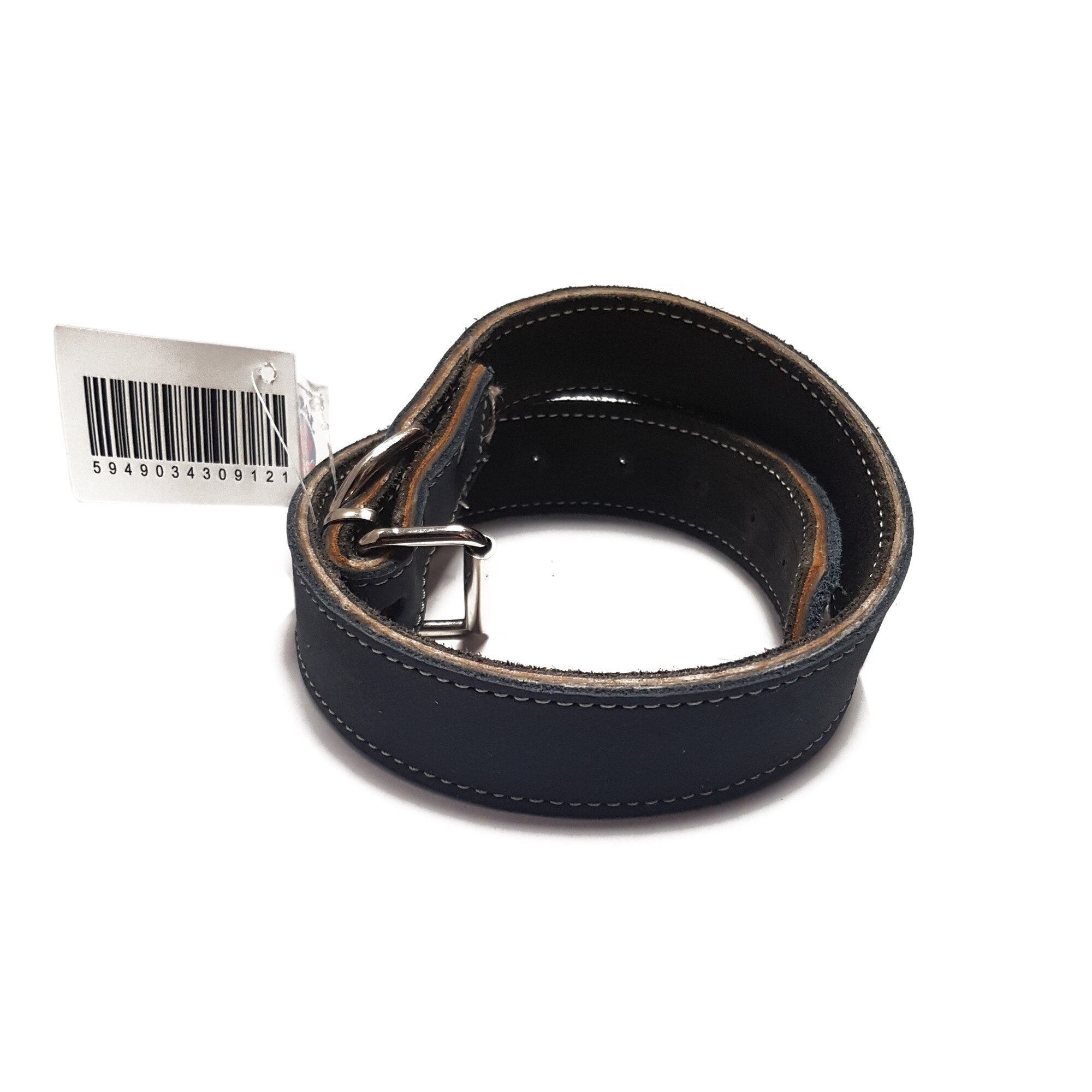 Zgarda din piele 3/65 cm, Bleumarin