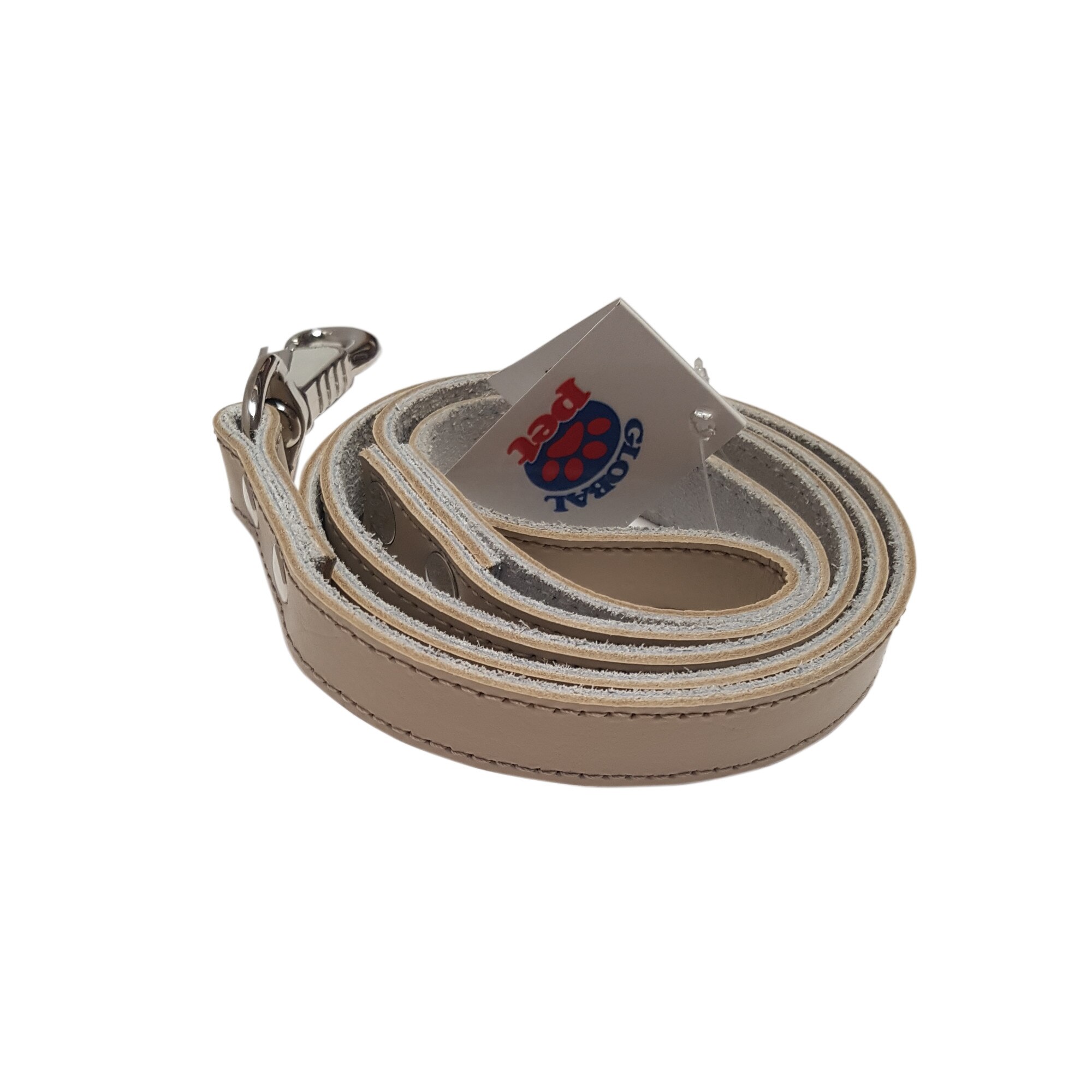 Lesa de piele 2/120 cm, Crem