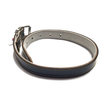 Zgarda din piele 2/55 cm, Gri Zgarda din piele 2/55 cm, Gri