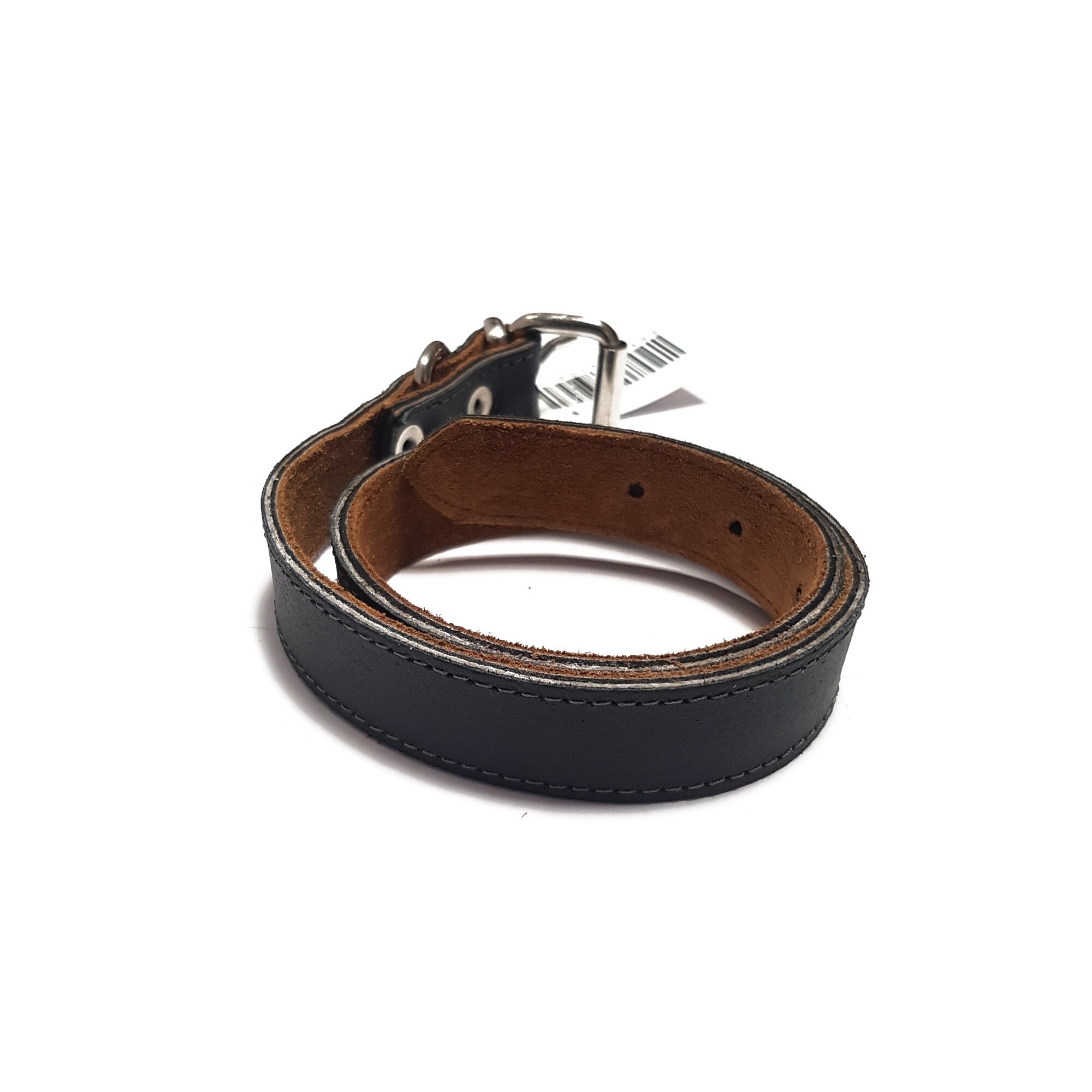 Zgarda din piele 2.5/55 cm, Bleumarin