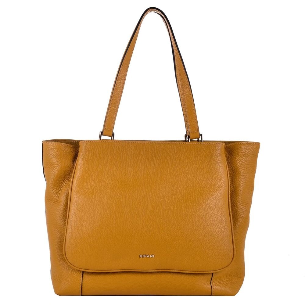 Geanta de umar RIPANI, din piele naturala galbena 9842OOB