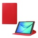 Husa Gigapack cu efect de piele, compatibila cu Samsung Galaxy Tab S2 9.7 WIFI (SM-T810), cu functie de sustinere, FLIP, functie de suport pentru birou, rotatie la 360°, Rosie