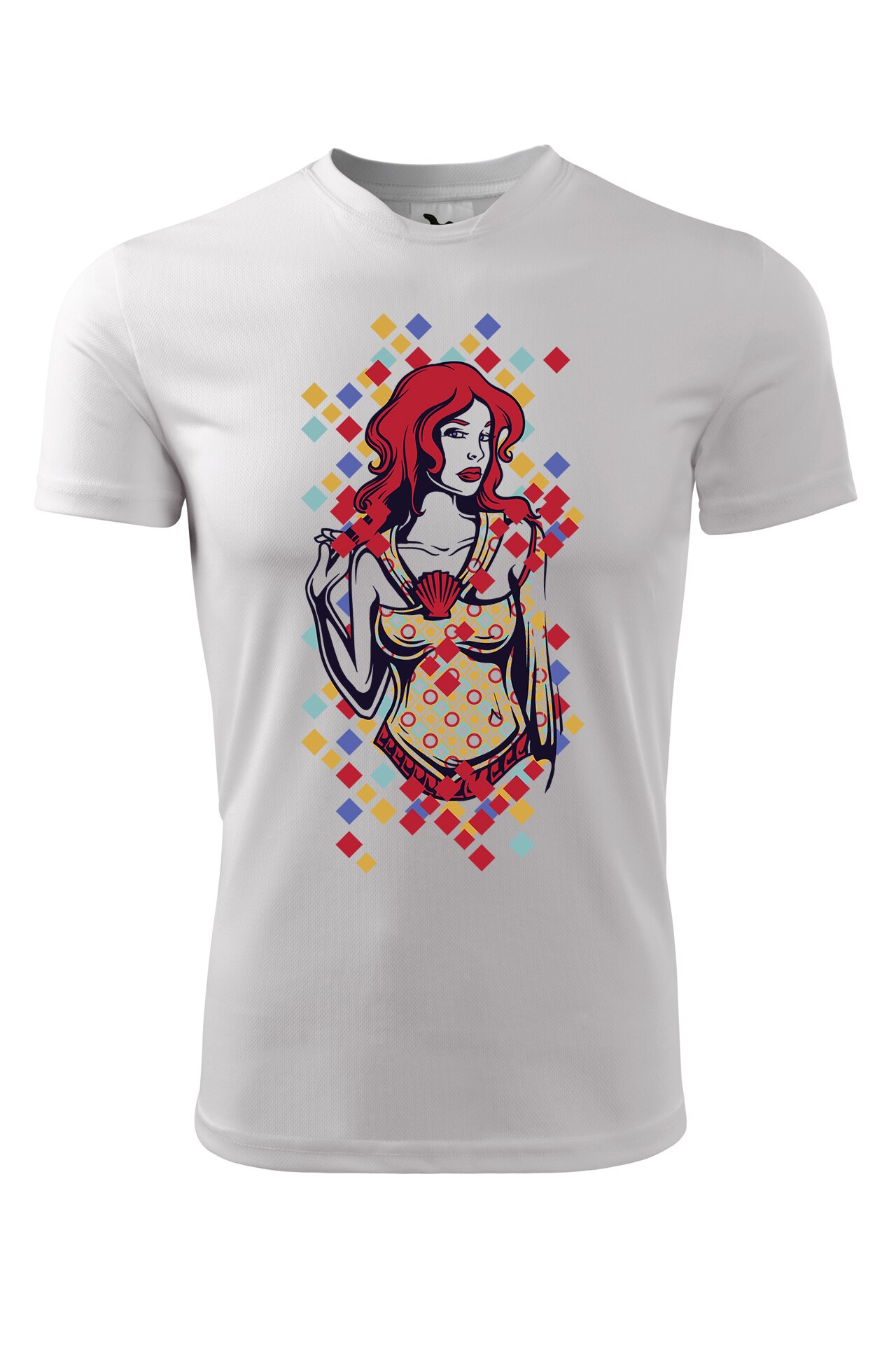 Tricou personalizat, Shell Girl, Adler, Alb