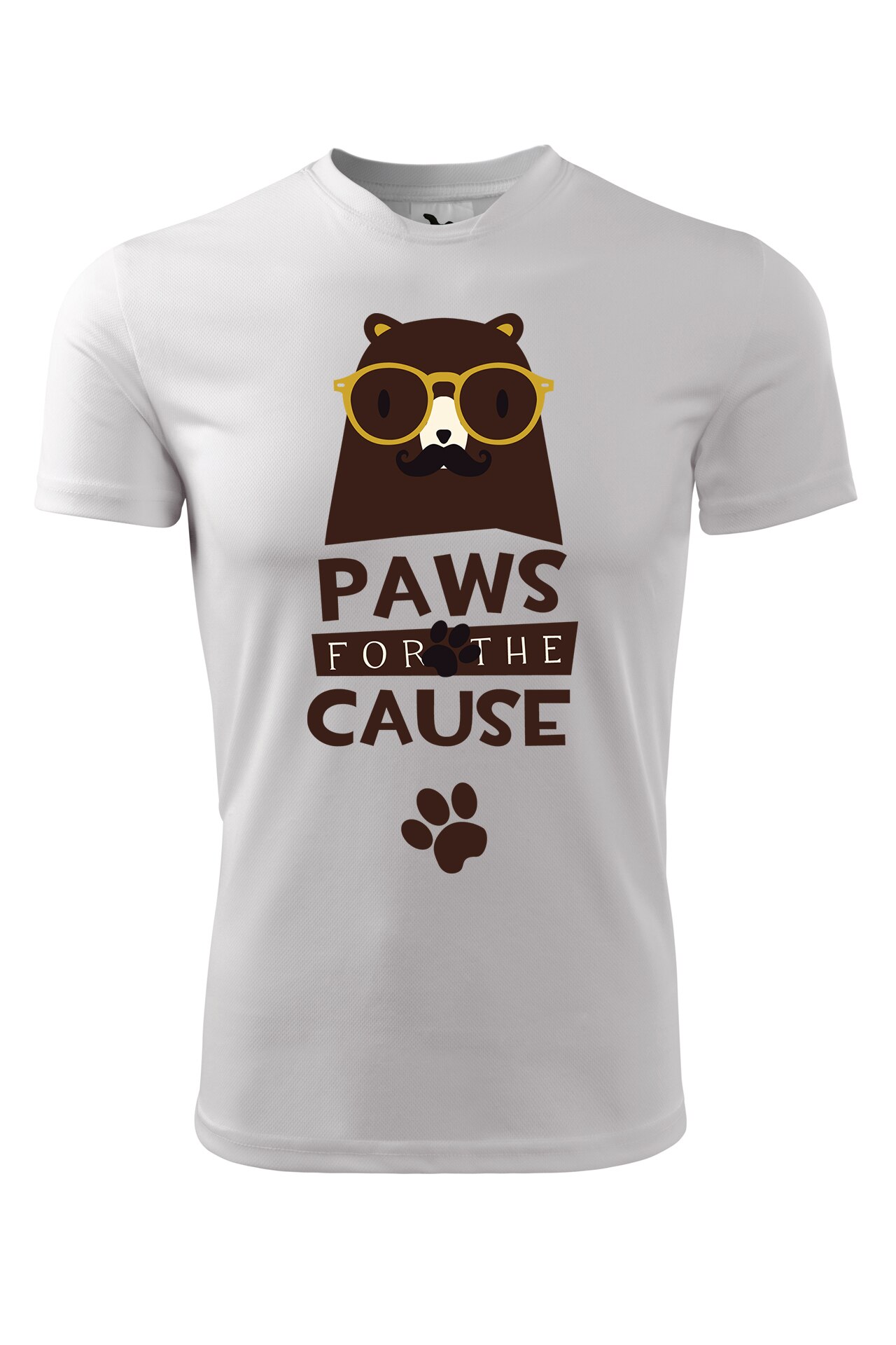 Tricou personalizat, Paws For Cause, Adler, Alb
