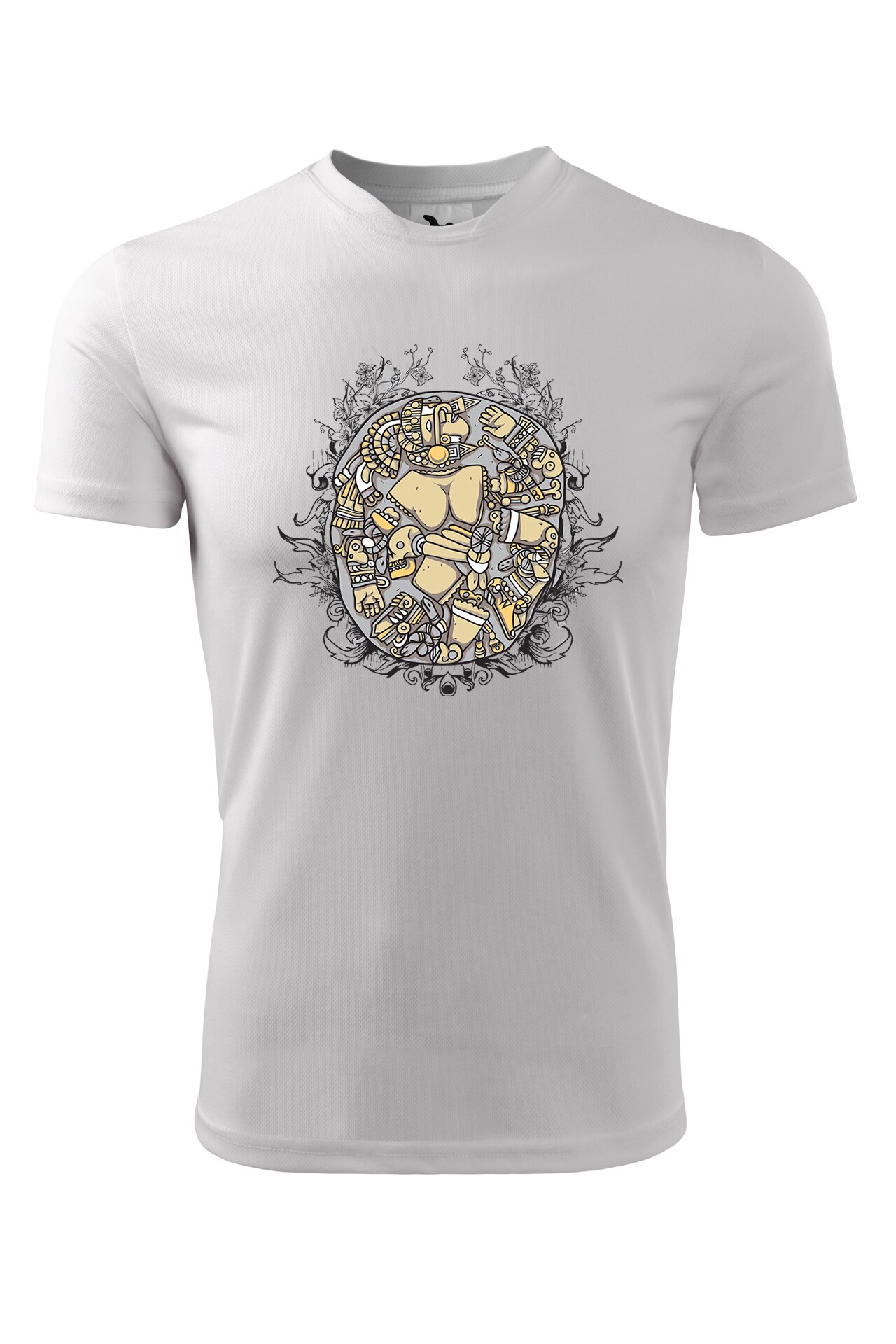 Tricou personalizat, Inca Sculpture, Adler, Alb