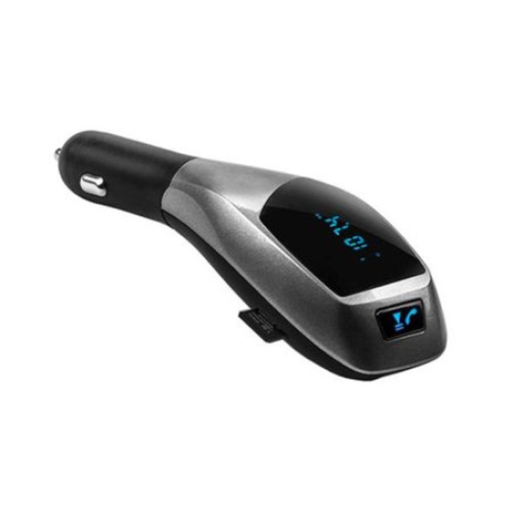 Модулатор за автомобили, FM радио, модел X5, Bluetooth, USB, MP3 възпроизвеждане, Черен, Urban Trends ®