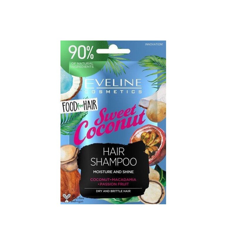 Sampon plic pentru par Eveline Sweet Coconut 20ml