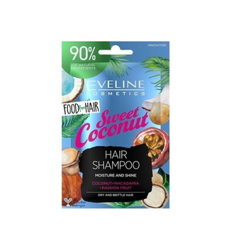 Sampon plic pentru par Eveline Sweet Coconut 20ml Sampon plic pentru par Eveline Sweet Coconut 20ml