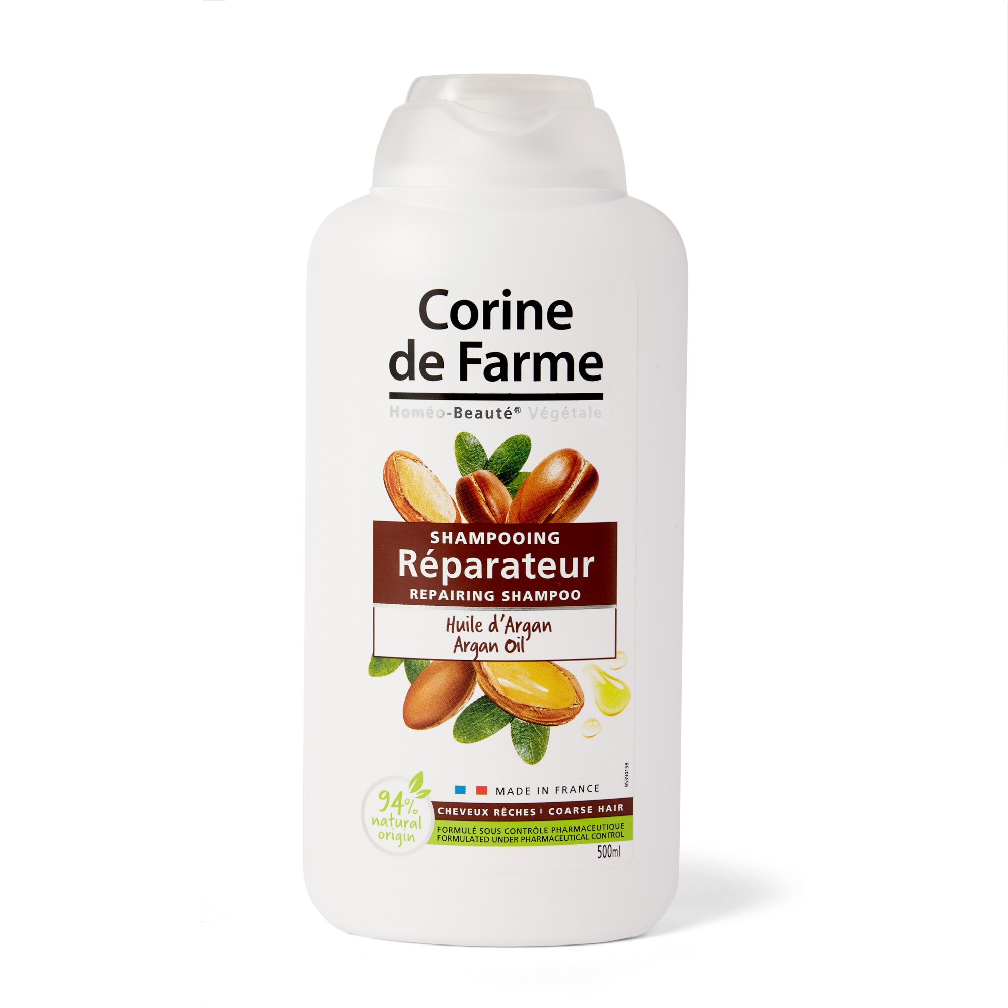 Sampon de par reparator cu ulei de argan Corine de Farme, 500 ml