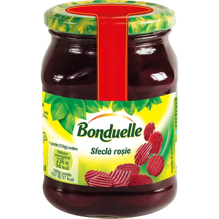 Sfecla rosie, Bonduelle, 580ml