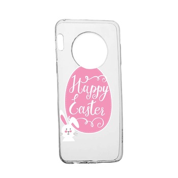 Husa Happy Easter, pentru Huawei Mate 30, rezistenta la uzura, anti-alunecare, din silicon Premium, 689 Husa Happy Easter, pentru Huawei Mate 30, rezistenta la uzura, anti-alunecare, din silicon Premium, 689