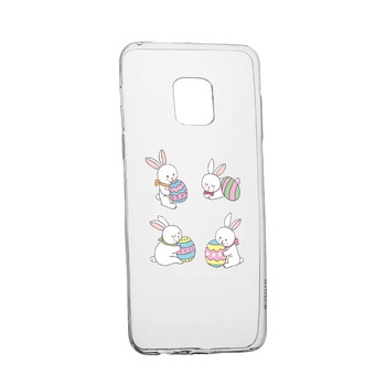 Husa Rabbit, pentru Huawei Mate 20 Pro, rezistenta la uzura, anti-alunecare, din silicon Premium, 690 Husa Rabbit, pentru Huawei Mate 20 Pro, rezistenta la uzura, anti-alunecare, din silicon Premium, 690