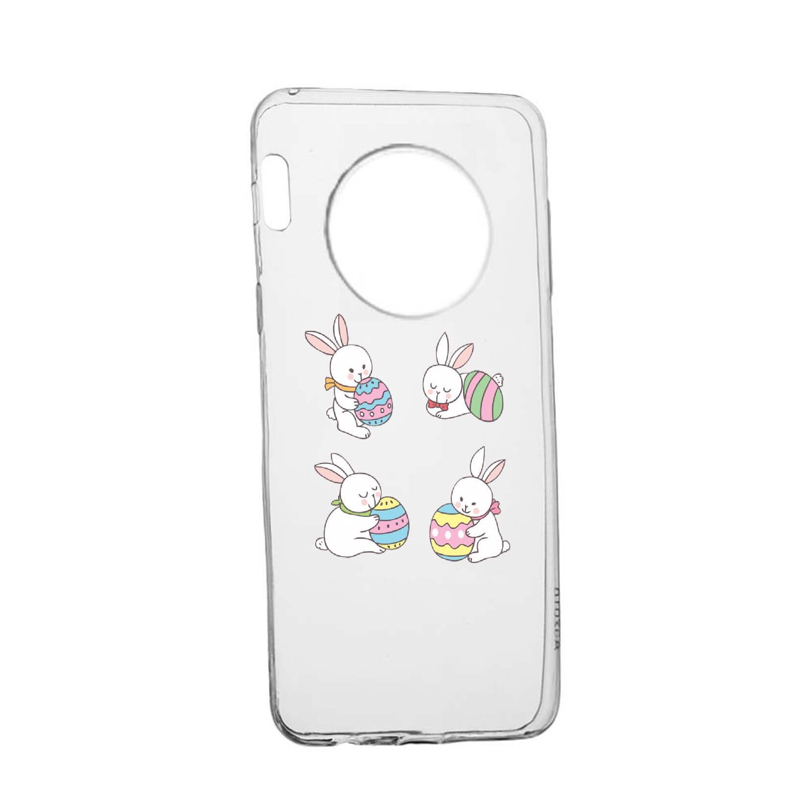Husa Rabbit, pentru Huawei Mate 30, rezistenta la uzura, anti-alunecare, din silicon Premium, 690