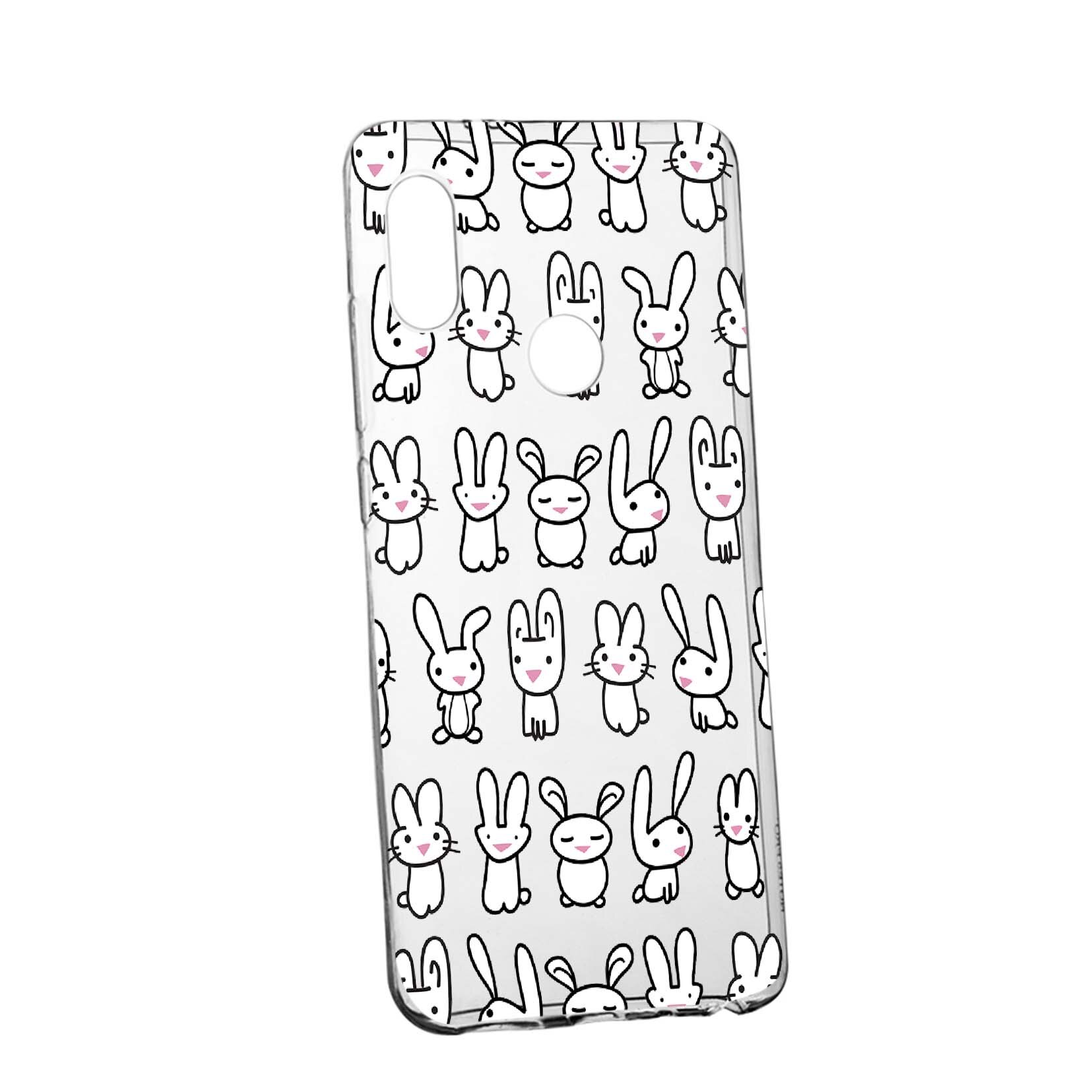 Husa Rabbits, pentru Xiaomi Redmi Note 5 Pro / Note 5 Dual Camera, rezistenta la uzura, anti-alunecare, din silicon Premium, 691