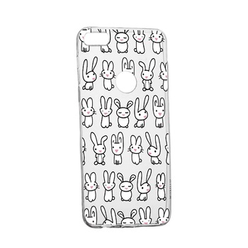 Husa Rabbits, pentru Huawei Honor 10 Lite, rezistenta la uzura, anti-alunecare, din silicon Premium, 691 Husa Rabbits, pentru Huawei Honor 10 Lite, rezistenta la uzura, anti-alunecare, din silicon Premium, 691