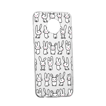 Husa Rabbits, pentru Motorola Moto G6 PLAY, rezistenta la uzura, anti-alunecare, din silicon Premium, 691 Husa Rabbits, pentru Motorola Moto G6 PLAY, rezistenta la uzura, anti-alunecare, din silicon Premium, 691