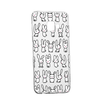 Husa Rabbits, pentru Samsung Galaxy A3 2016, rezistenta la uzura, anti-alunecare, din silicon Premium, 691 Husa Rabbits, pentru Samsung Galaxy A3 2016, rezistenta la uzura, anti-alunecare, din silicon Premium, 691