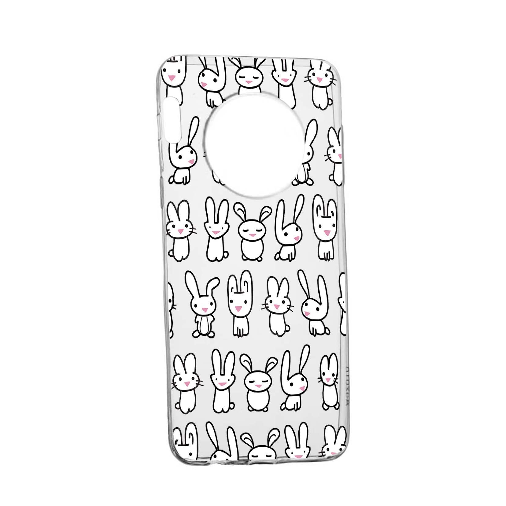 Husa Rabbits, pentru Huawei Mate 30, rezistenta la uzura, anti-alunecare, din silicon Premium, 691