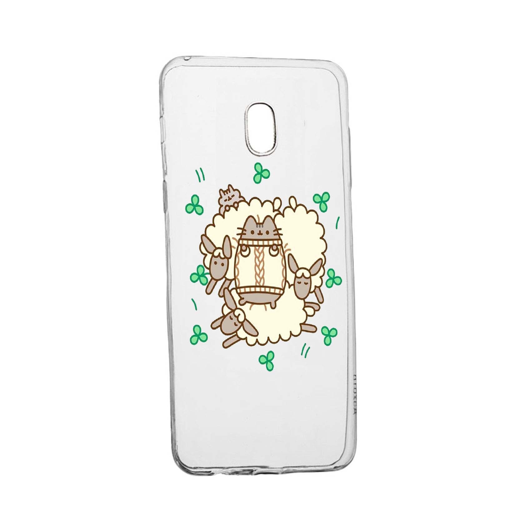 Husa Rabbits - Lambs, pentru HTC U Play, rezistenta la uzura, anti-alunecare, din silicon Premium, 692