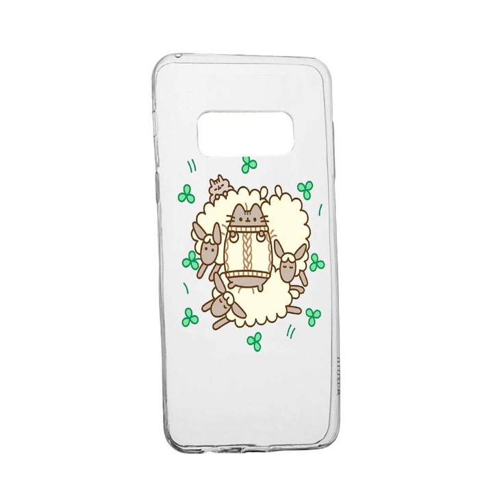 Rabbits - Lambs калъф за Samsung Galaxy S10 Plus, устойчив на износване, противоплъзгащ се, премиум силикон, 692