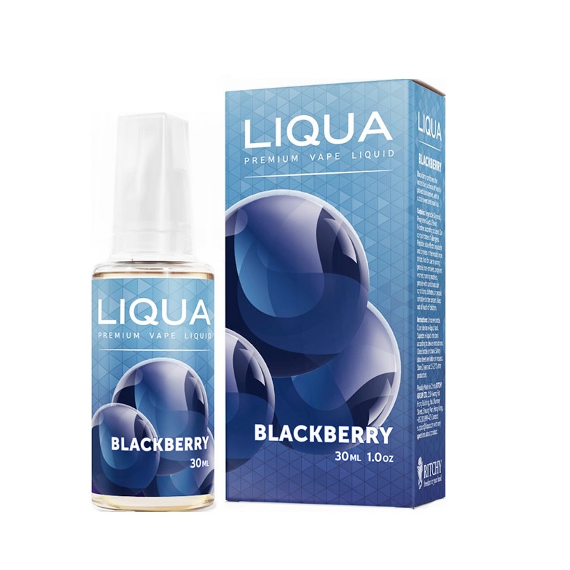 Lichid Tigara Electronica Liqua Elements - Blackberry ,30ml ,0mg/ml
