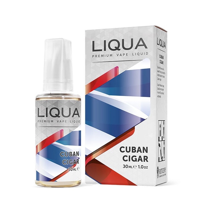 Lichid Tigara Electronica Liqua Elements - Cuban Cigar ,30ml ,0mg/ml