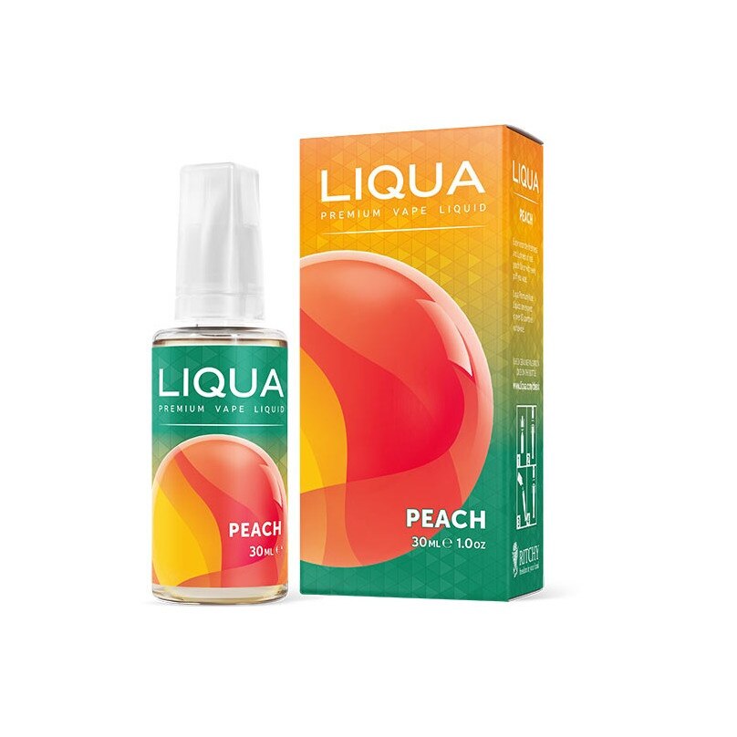 Lichid Tigara Electronica Liqua Elements - Peach ,30ml ,0mg/ml