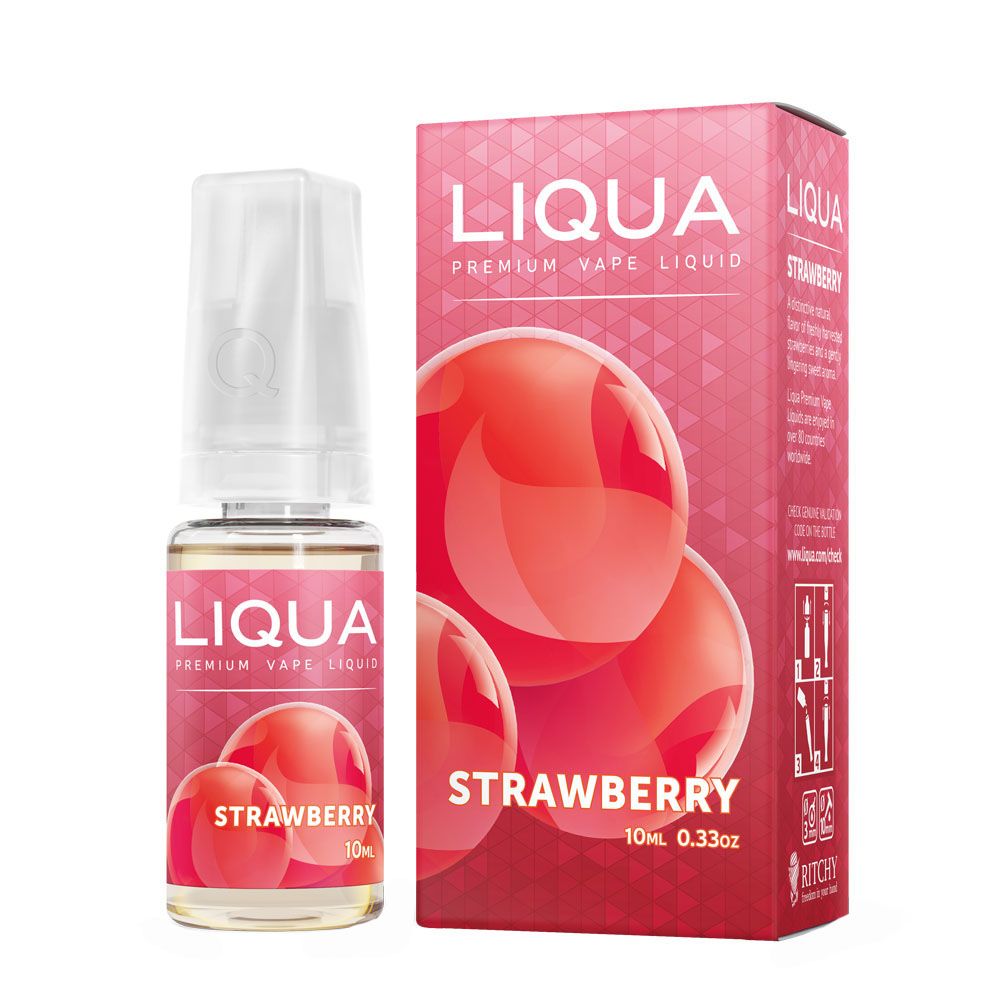 Lichid Tigara Electronica Liqua Elements - Strawberry ,10ml ,0mg/ml