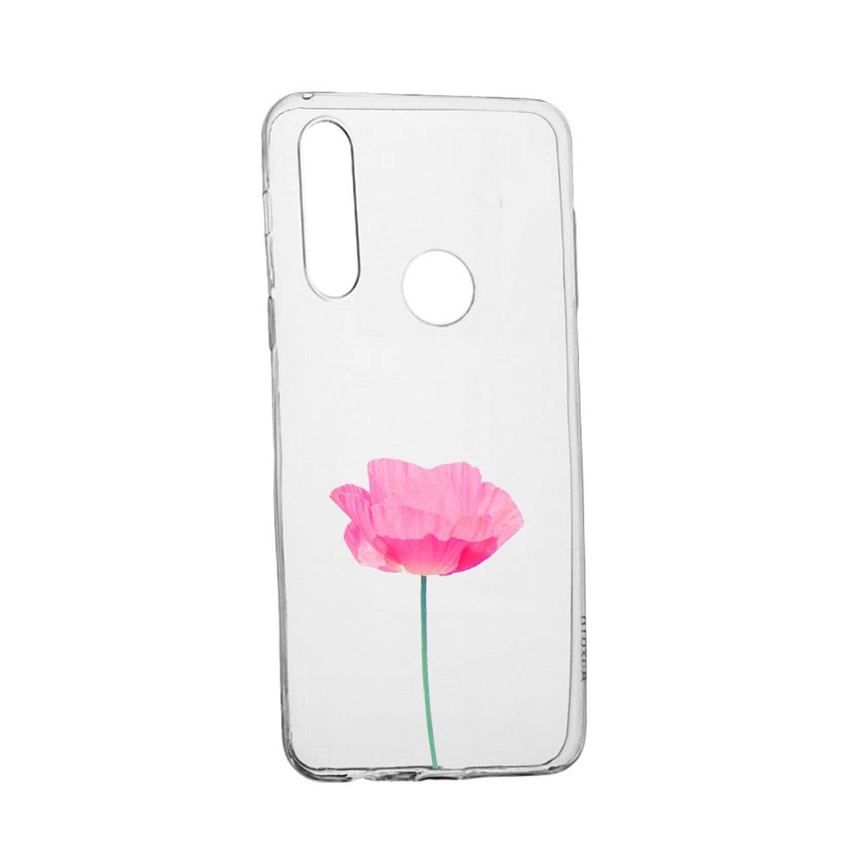Husa Rose - Pastel colors, pentru Huawei P Smart Z, rezistenta la uzura, anti-alunecare, din silicon Premium, 693
