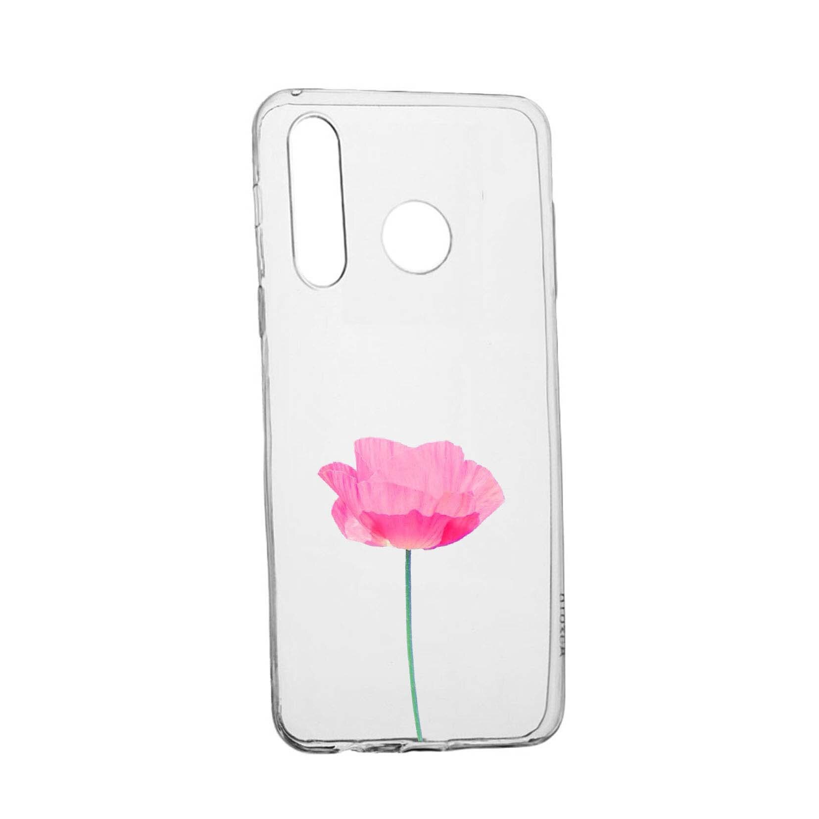 Husa Rose - Pastel colors, pentru Samsung Galaxy A60, rezistenta la uzura, anti-alunecare, din silicon Premium, 693