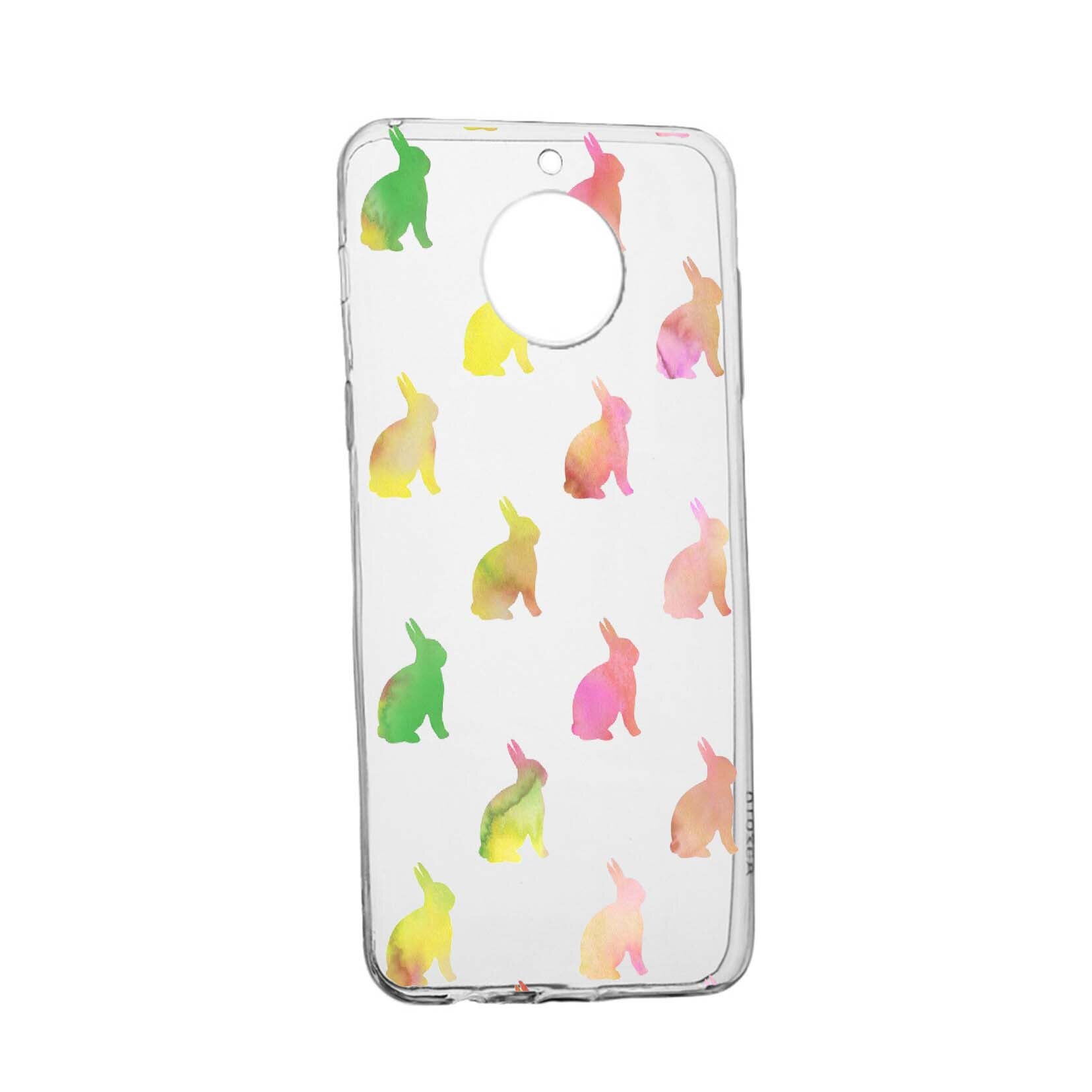 Husa Cool Rabbits, pentru Nokia 7.2, rezistenta la uzura, anti-alunecare, din silicon Premium, 695