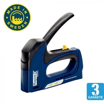 Capsator tacker Rapid ALU913 Dual, tehnologie Powercurve, reglare forta capsare, capse 13/6-14 mm, cuie 8/15, 5000732 Capsator tacker Rapid ALU913 Dual, tehnologie Powercurve, reglare forta capsare, capse 13/6-14 mm, cuie 8/15, 5000732