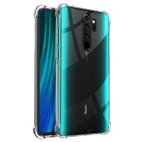 set husa xiaomi redmi note 8 pro tpu antishock transparenta  folie din sticla securizata transparenta imagen 13_0_
0