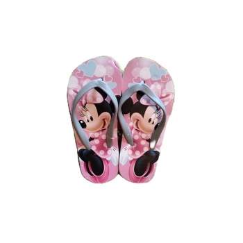 Papuci fetite, flip-flop Minnie Mouse, multicolor, marime 29/30, 5-6 ani Papuci fetite, flip-flop Minnie Mouse, multicolor, marime 29/30, 5-6 ani
