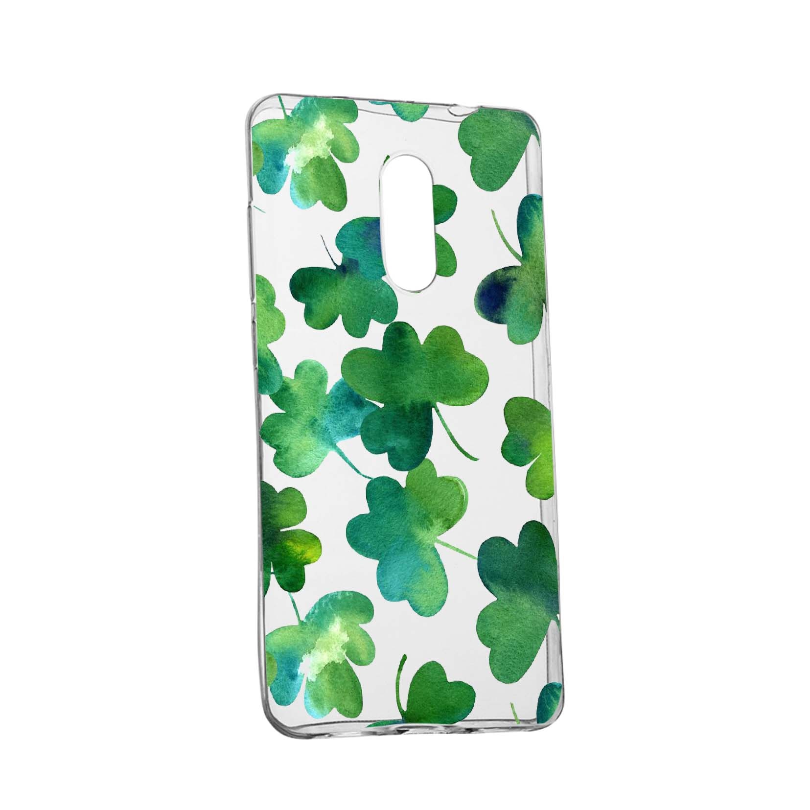 Husa Green leaf, pentru Nokia 3.1 (2018), rezistenta la uzura, anti-alunecare, din silicon Premium, 697
