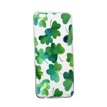Husa Green leaf, pentru Huawei P8 Lite, rezistenta la uzura, anti-alunecare, din silicon Premium, 697 Husa Green leaf, pentru Huawei P8 Lite, rezistenta la uzura, anti-alunecare, din silicon Premium, 697