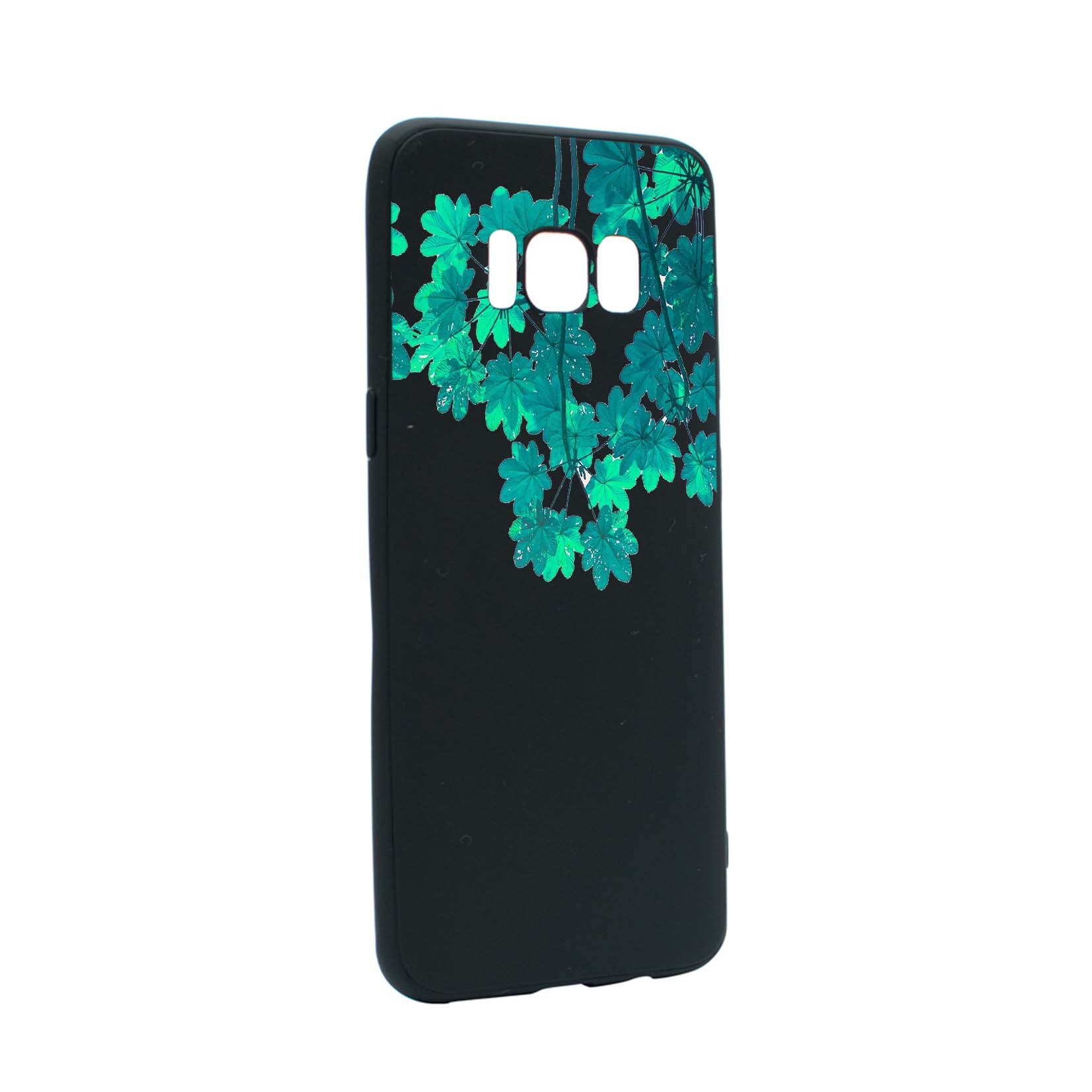 Husa Samsung Galaxy S8 Plus, Green Forest, rezistenta la uzura, anti-alunecare, din silicon Premium, B682