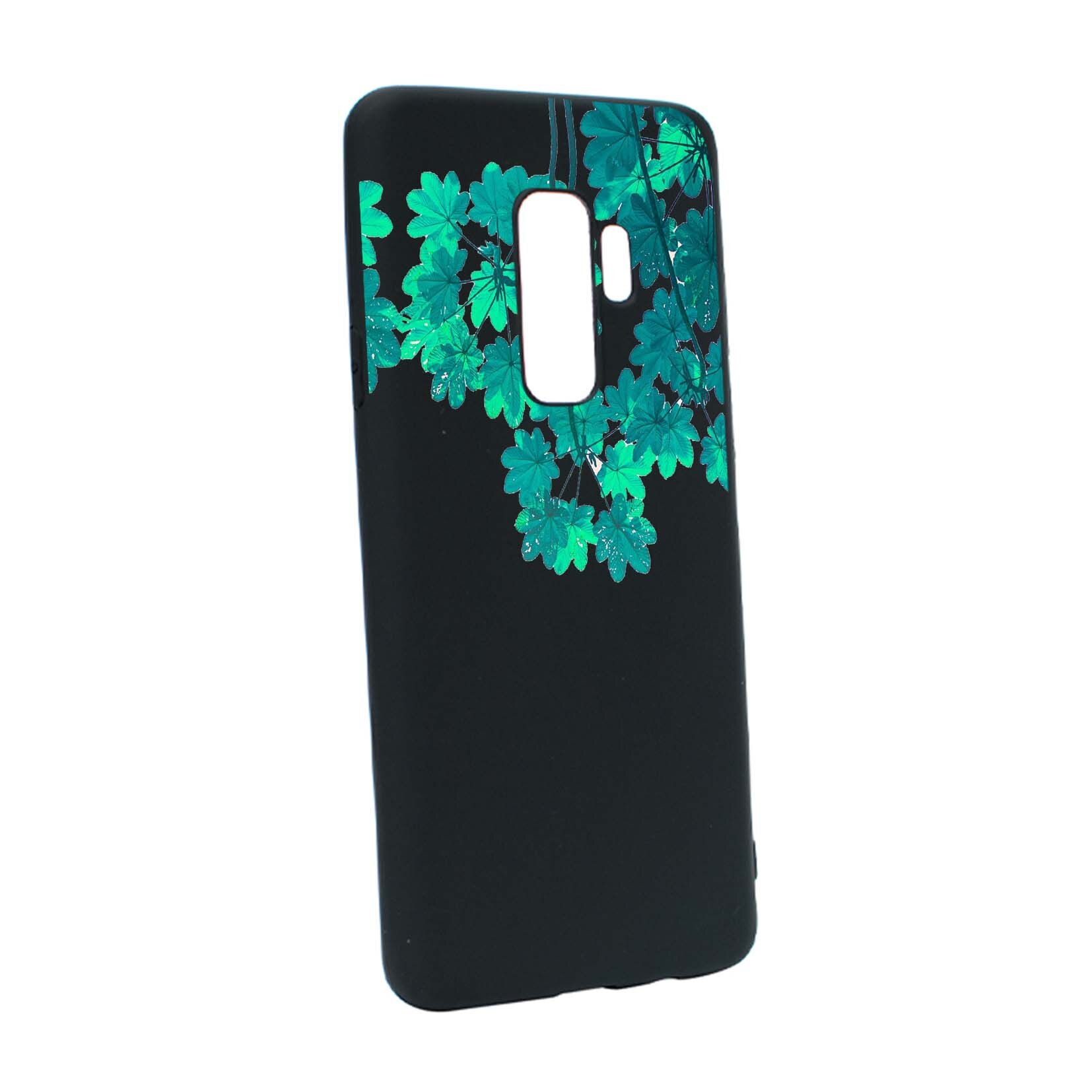 Husa Samsung Galaxy S9 Plus, Green Forest, rezistenta la uzura, anti-alunecare, din silicon Premium, B682