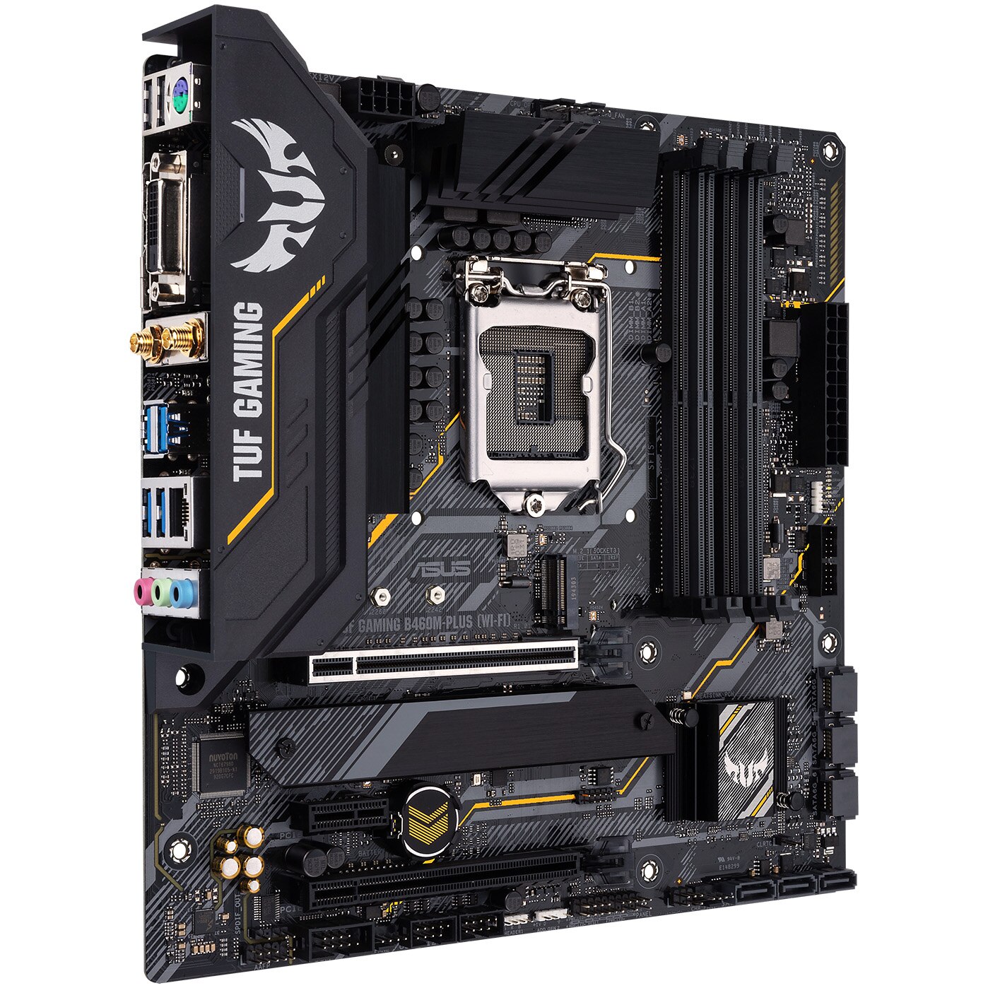 Placa de baza ASUS TUF GAMING B460M-PLUS (WI-FI), Socket 1200