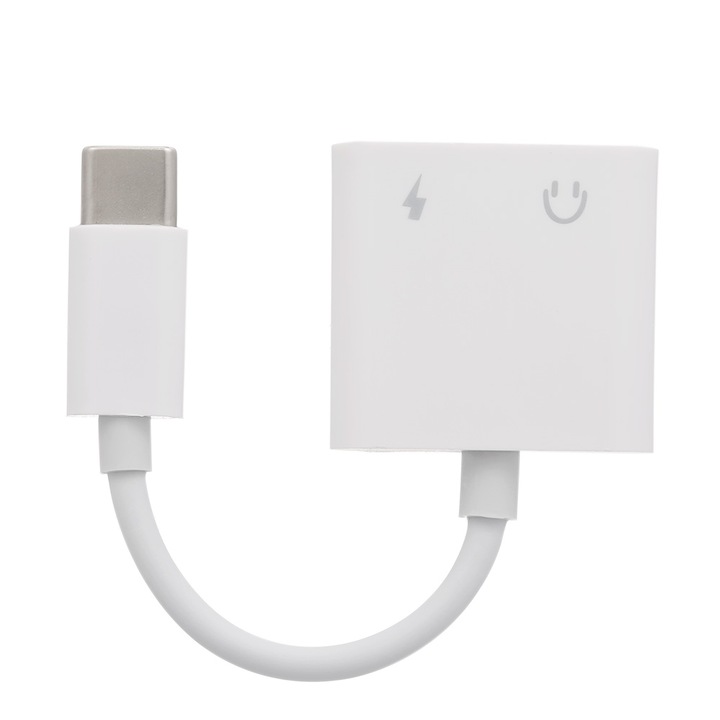 Адаптерен кабел Anself, USB C към USB Type-C, Бял