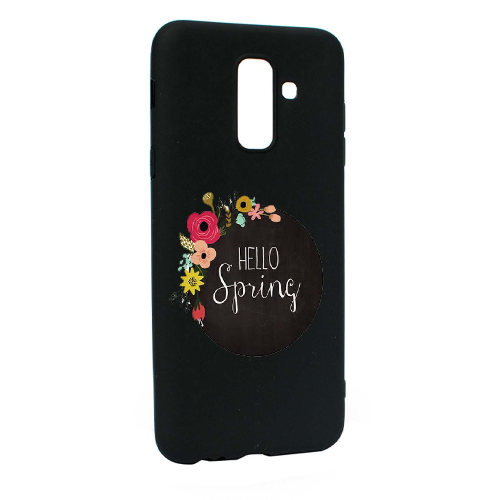 Husa Samsung Galaxy A6 PLUS / Galaxy J8 2018, Hello Spring, rezistenta la uzura, anti-alunecare, din silicon Premium, B684