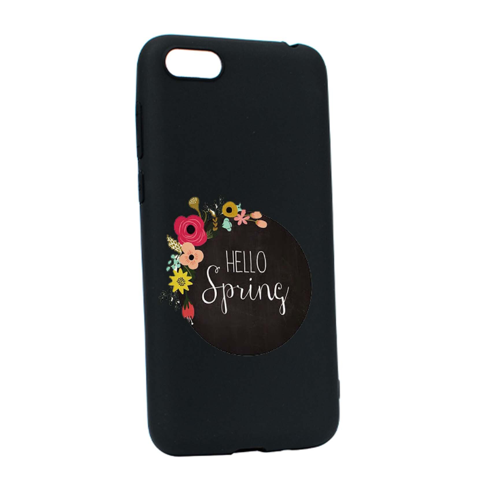 Husa Apple iPhone 7 / 8, Hello Spring, rezistenta la uzura, anti-alunecare, din silicon Premium, B684