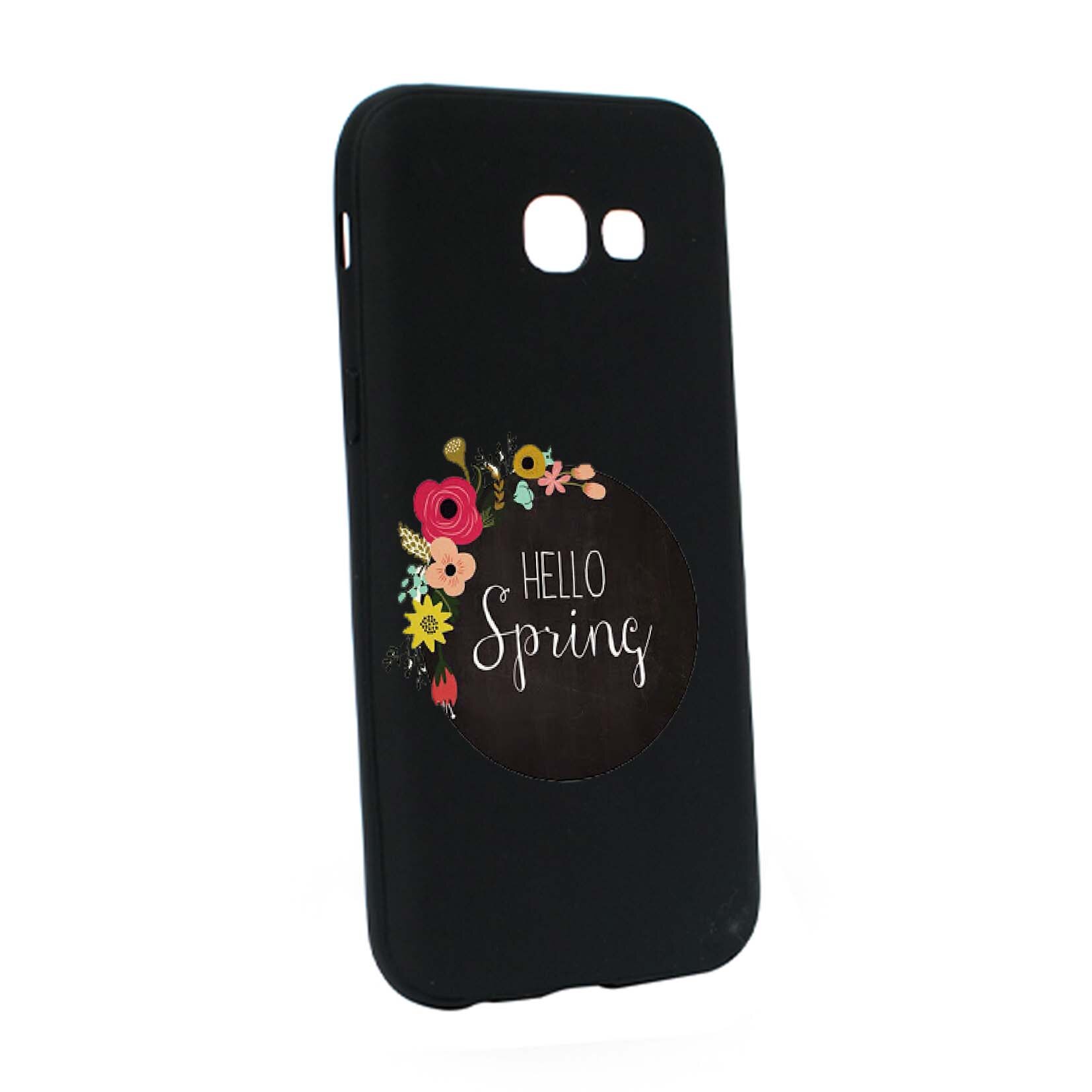Husa Samsung Galaxy A3 2017, Hello Spring, rezistenta la uzura, anti-alunecare, din silicon Premium, B684