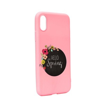 Husa Apple iPhone XS Max, Hello Spring, rezistenta la uzura, anti-alunecare, din silicon Premium, P684 Husa Apple iPhone XS Max, Hello Spring, rezistenta la uzura, anti-alunecare, din silicon Premium, P684