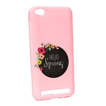 Husa Xiaomi Redmi 5A, Hello Spring, rezistenta la uzura, anti-alunecare, din silicon Premium, P684 Husa Xiaomi Redmi 5A, Hello Spring, rezistenta la uzura, anti-alunecare, din silicon Premium, P684