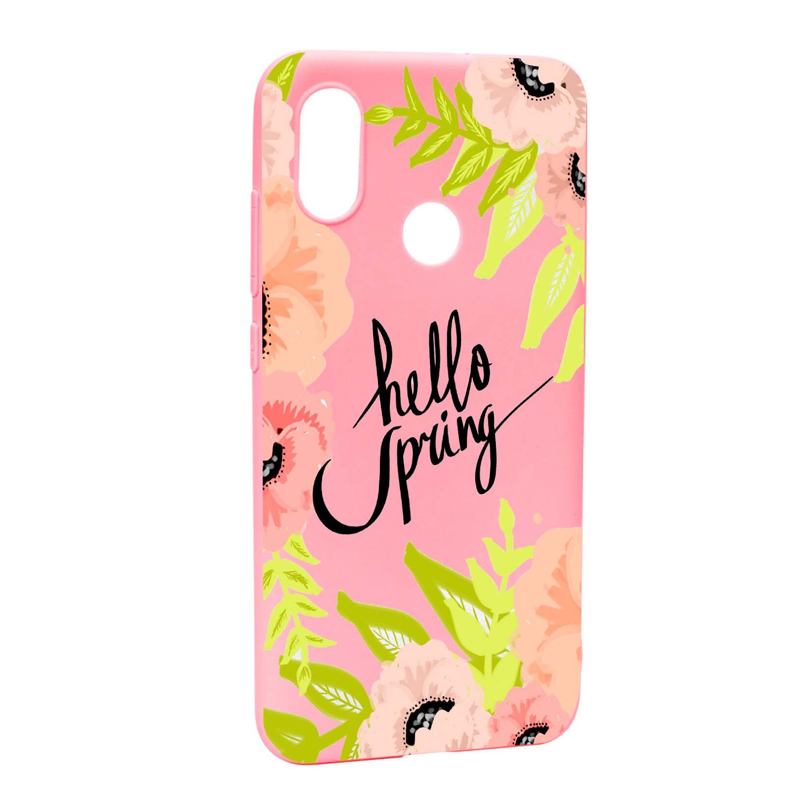 Husa Xiaomi Mi A2 / Mi 6X, Hello Spring, rezistenta la uzura, anti-alunecare, din silicon Premium, P685