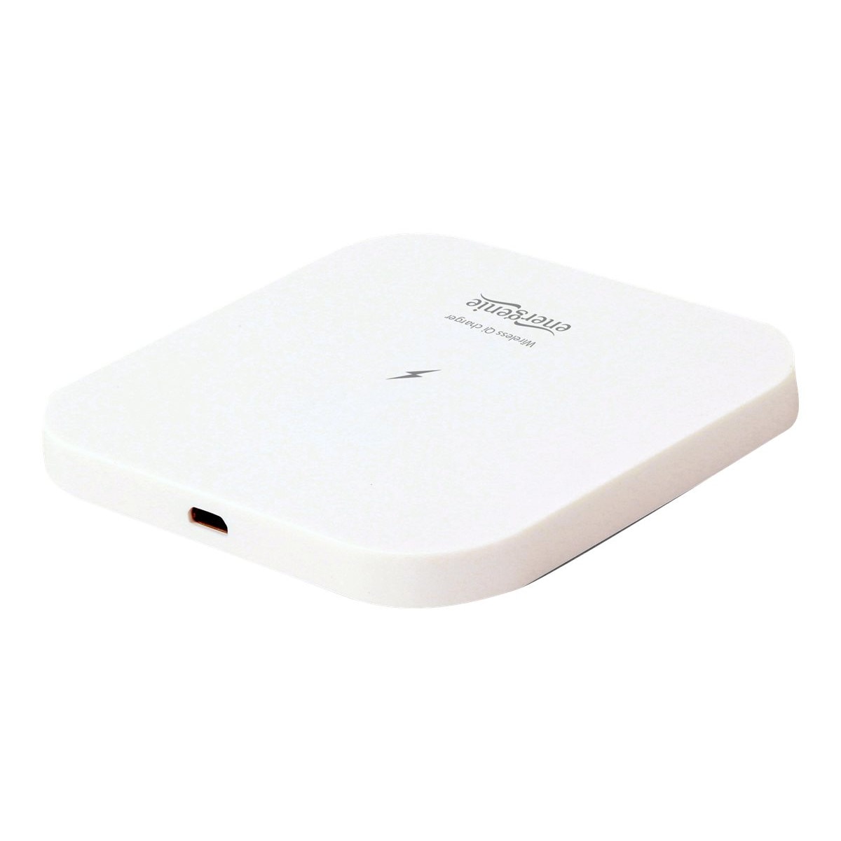 Incarcator wireless Qi, EG-WCQI-02-W, 5 W, patrat, alb