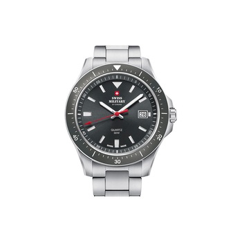 Ceas barbatesc Swiss Military SM34082.03, 42 mm, 5ATM, Argintiu Ceas barbatesc Swiss Military SM34082.03, 42 mm, 5ATM, Argintiu
